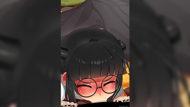 Petite Hentai Babe Deepthroats Big Cock For Intense Pleasure