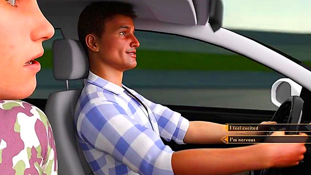 3D Anime Visual Novel – Being a Dick - Intense Hentai Gameplay Session