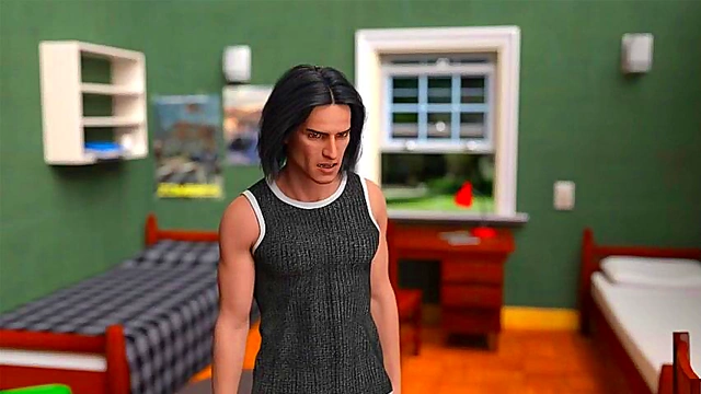 3D Anime Visual Novel – Being a Dick - Intense Hentai Gameplay Session