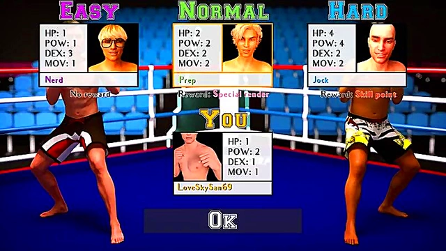 3D Anime Visual Novel – Being a Dick - Intense Hentai Gameplay Session