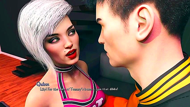 3D Anime Visual Novel – Bottlespin Game Leads to Hot Hentai Action