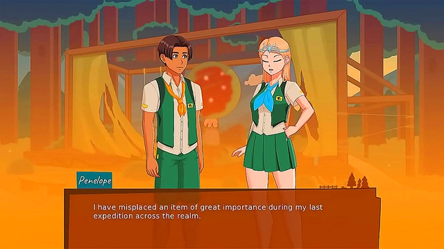 NakedQueen Takes Charge In 3D Anime Visual Novel Camp Adventure