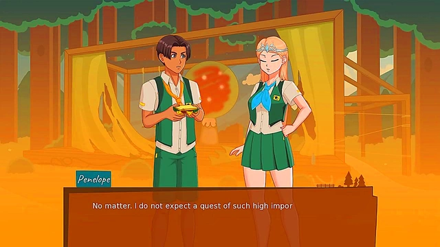 NakedQueen Takes Charge In 3D Anime Visual Novel Camp Adventure