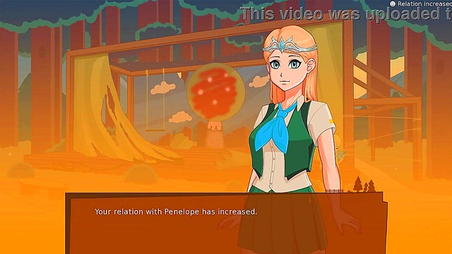 NakedQueen Takes Charge In 3D Anime Visual Novel Camp Adventure