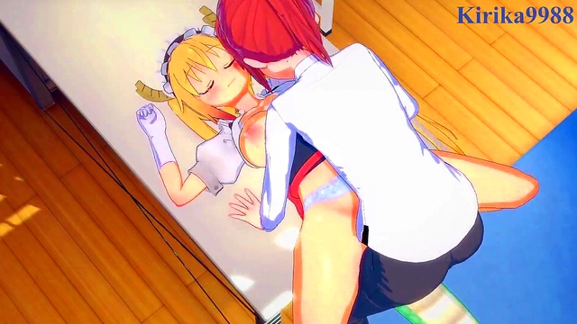 Intense Futanari Sex With Tohru & Kobayashi From Dragon Maid Hentai