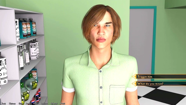 Josy The Busty Store Clerk Seduces You With Her Giant Tits And Curves In 3D Hentai Game