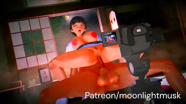 Busty Hentai Slut Rides Dick for Squirt Orgasms & Creampie Finishes