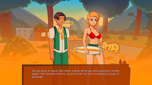 Naked Girls Take Center Stage at Camp Mourning Wood for Explicit Fun