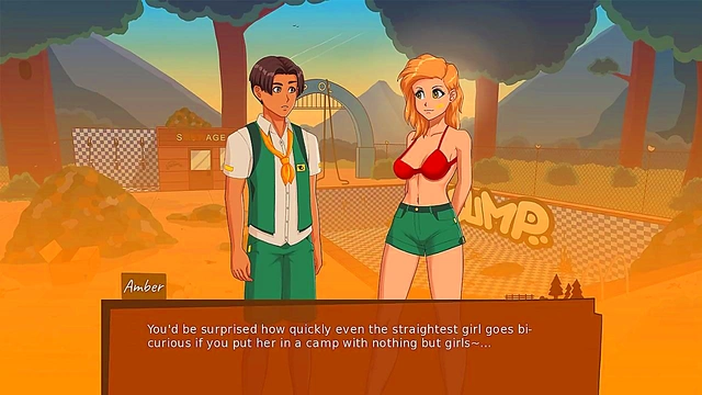 Naked Girls Take Center Stage at Camp Mourning Wood for Explicit Fun