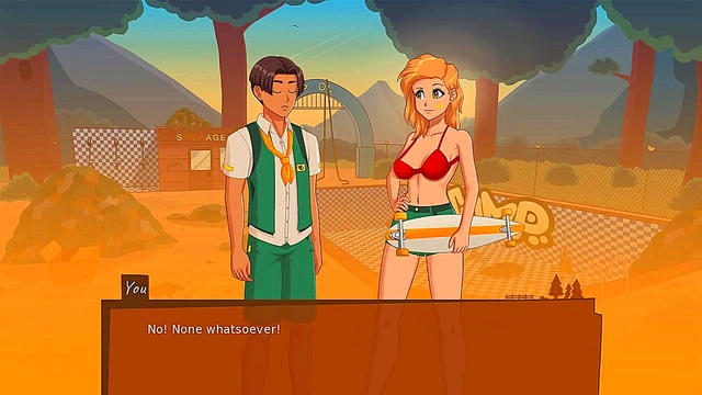 Naked Girls Take Center Stage at Camp Mourning Wood for Explicit Fun