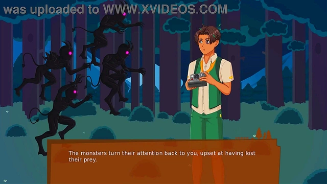 Horny Girls at Camp Mourning Wood Take On 3D Anime Cocks in Visual Novel Fun