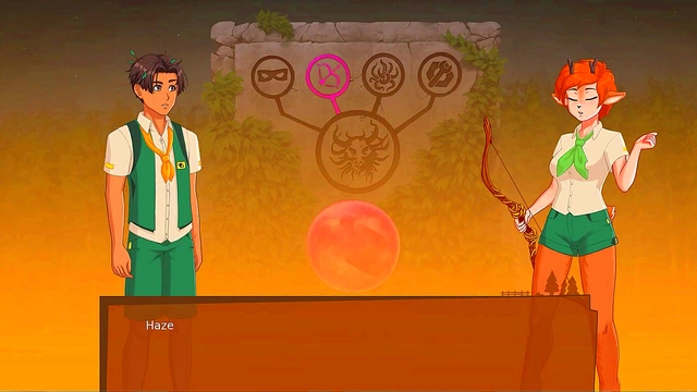 Horny Girls at Camp Mourning Wood Take On 3D Anime Cocks in Visual Novel Fun