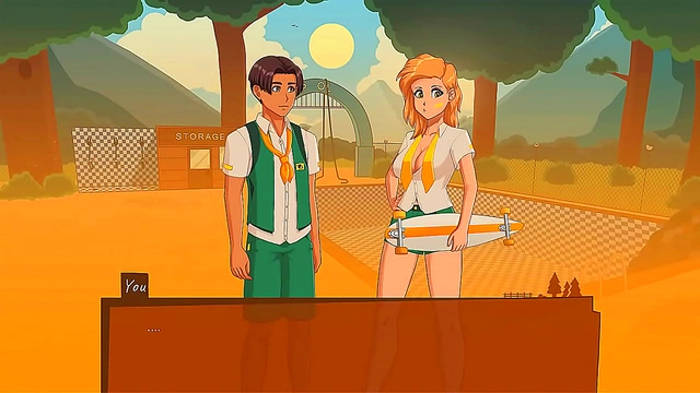 Sexy Lifeguard Takes 3D Anime Dick In Camp Mourning Wood Adventures