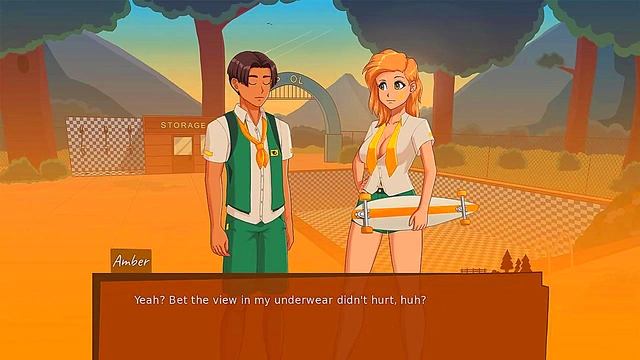 Sexy Lifeguard Takes 3D Anime Dick In Camp Mourning Wood Adventures