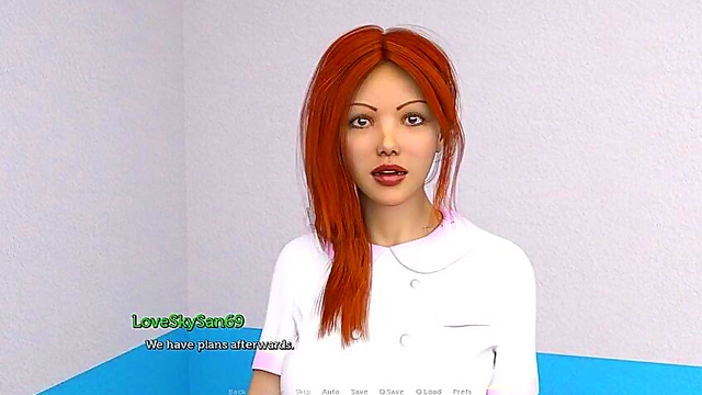 Sexy Anime Babe Shows Off Her Hot Body During Acting Lesson Seduction