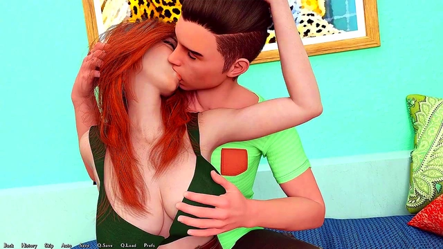 Gorgeous Busty Redhead Sorority Pres Gets Tit-Fucked & Covered In Thick Cum