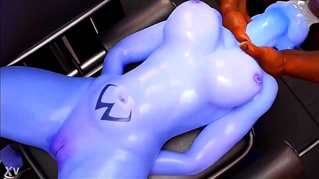 Widowmaker Deepthroats & Takes Creampie in 3D Overwatch Anime Scene