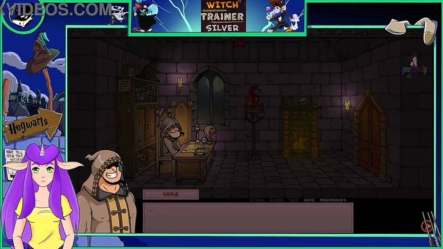 Sexy Anime Witch With Big Tits Trains HerVTuber Lover In Hot Hentai Session