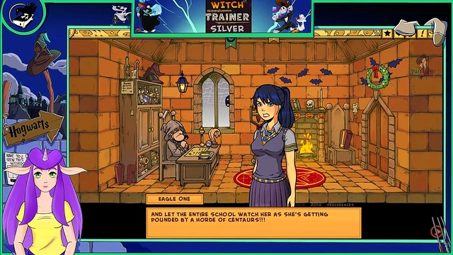 Sexy Anime Witch With Big Tits Trains HerVTuber Lover In Hot Hentai Session