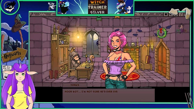 Sexy Anime Witch With Big Tits Trains HerVTuber Lover In Hot Hentai Session