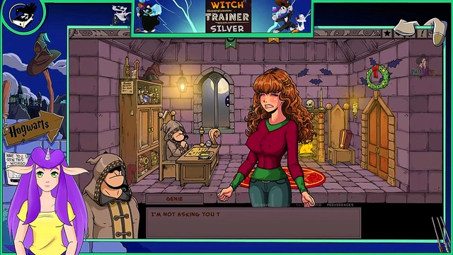 Sexy Anime Witch With Big Tits Trains HerVTuber Lover In Hot Hentai Session