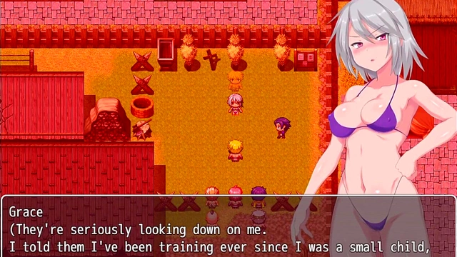 Hentai Game Outdoor Humiliation – Grace Suffers Publicly in Labyrinth Town