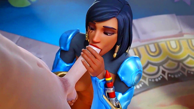3D Overwatch Anime Girls Engage in Hot Animated Action Together