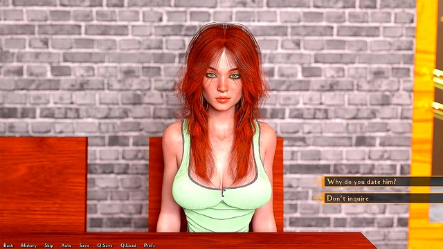 Redheaded President Gets Help from Dik in Busty 3D Anime Adventure