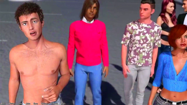 Redheaded President Gets Help from Dik in Busty 3D Anime Adventure