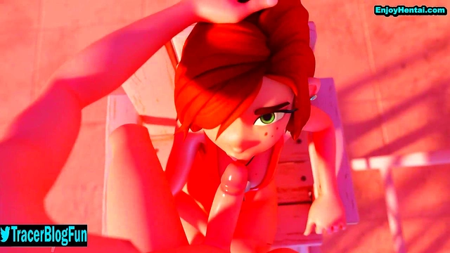 Wendy Anime Babe Splashes Into Hot Hentai Pool Action