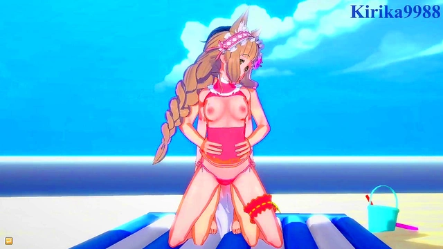 Intense 3D Hentai Sex – Maho, Karin, and Yuuki from Princess Connect! Re –Dive