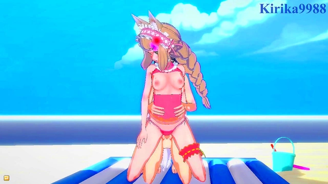 Intense 3D Hentai Sex – Maho, Karin, and Yuuki from Princess Connect! Re –Dive