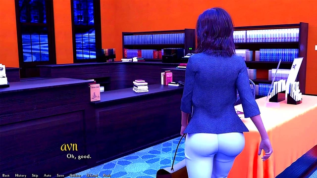 Hot Busty Librarian Gets Fucked By Huge Cock In 3D Anime Gameplay