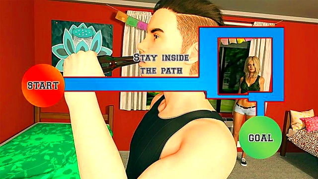 3D Hentai Anime Visual Novel – Being a Dick - Intense Gameplay Session