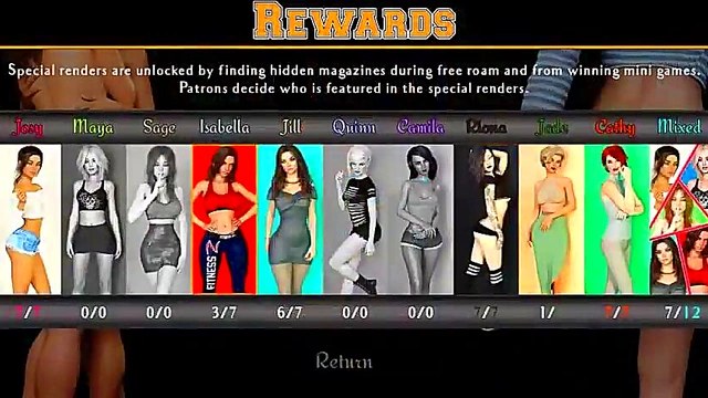 3D Hentai Anime Visual Novel – Being a Dick - Intense Gameplay Session