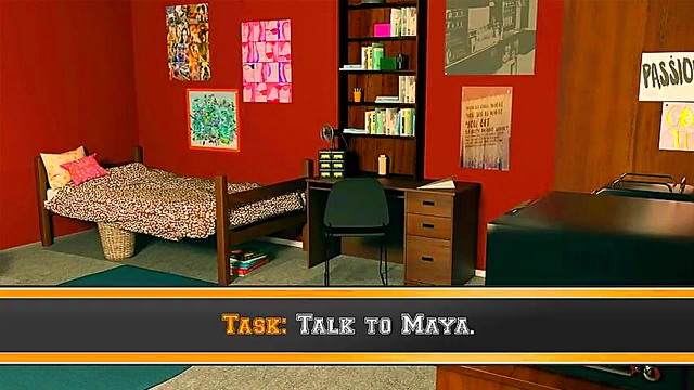 3D Hentai Anime Visual Novel – Being a Dick - Intense Gameplay Session