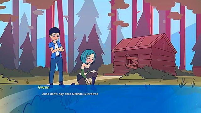 Reconnecting at Camp Pinewood – 3D Anime Couple’s Intimate Reunion
