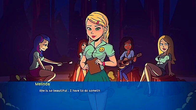 Reconnecting at Camp Pinewood – 3D Anime Couple’s Intimate Reunion