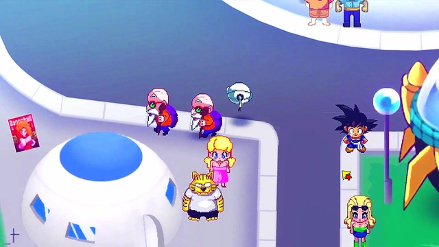 Vados Shows Off Big Boobs for Old Master Roshi in Sexy Hentai Blowjob Handjob Scene