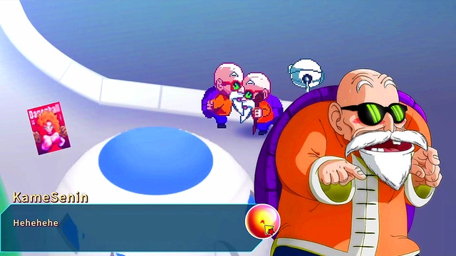 Vados Shows Off Big Boobs for Old Master Roshi in Sexy Hentai Blowjob Handjob Scene