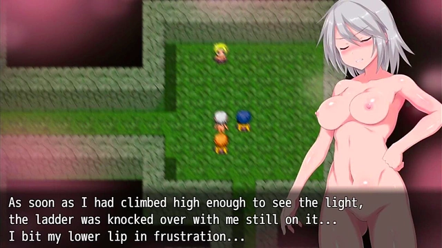 Hentai Game Heroine Grace Faces Outdoor Humiliation in Labyrinth Town