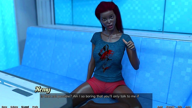 Angry Busty ebony Wife Strands Me In Space for Naughty 3D Alien Sex