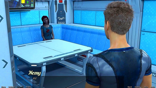 Angry Busty ebony Wife Strands Me In Space for Naughty 3D Alien Sex