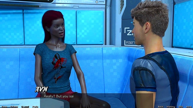 Angry Busty ebony Wife Strands Me In Space for Naughty 3D Alien Sex