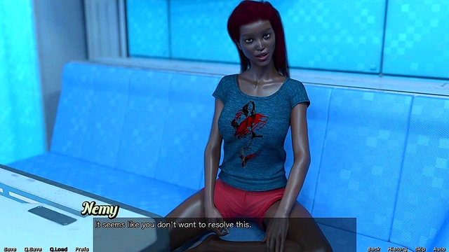 Angry Busty ebony Wife Strands Me In Space for Naughty 3D Alien Sex