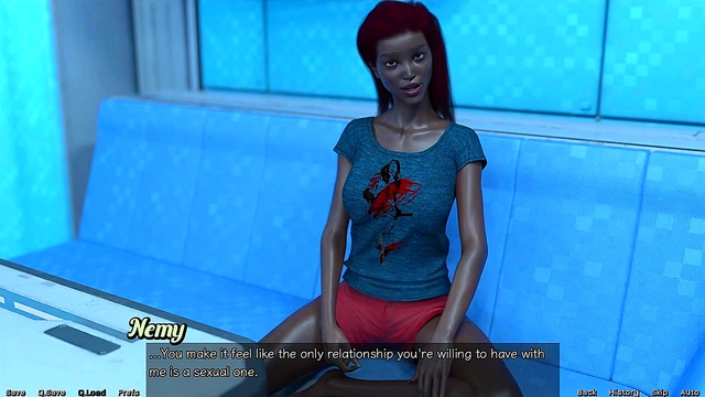 Angry Busty ebony Wife Strands Me In Space for Naughty 3D Alien Sex