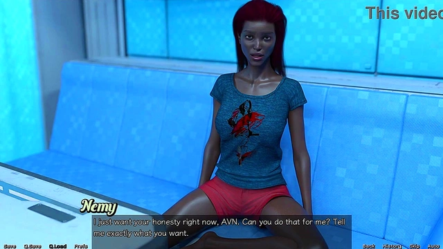 Angry Busty ebony Wife Strands Me In Space for Naughty 3D Alien Sex
