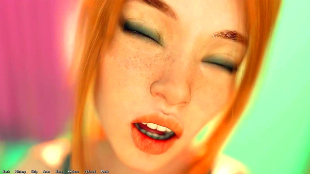 Busty Redhead Sorority President Takes Revenge With Hot Blowjob & Bukkake Session