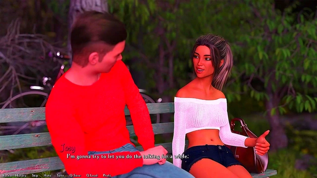 Cute BustyBrunette Craves Huge Cock In 3D Hentai Game Adventure