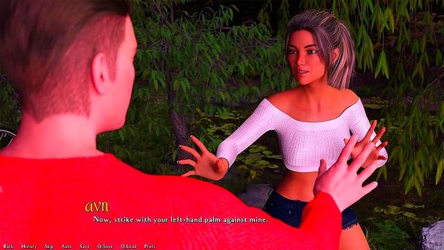 Cute BustyBrunette Craves Huge Cock In 3D Hentai Game Adventure